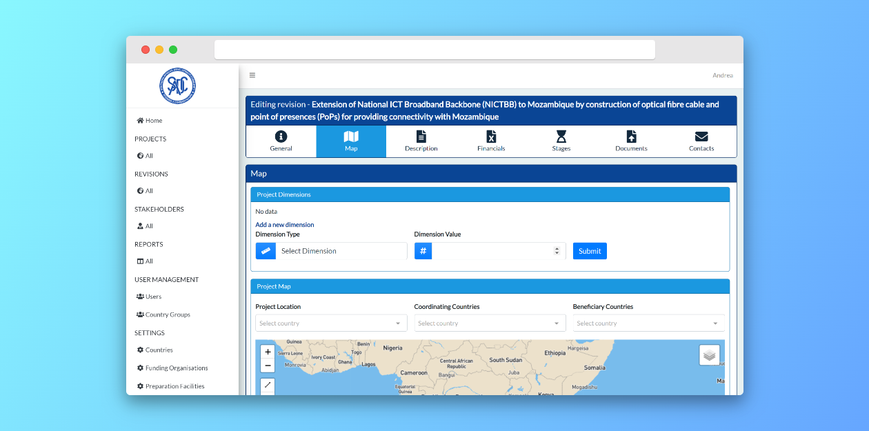 SADC Backend