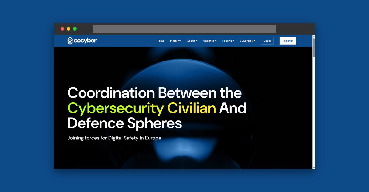 CoCyber Homepage Screenshot