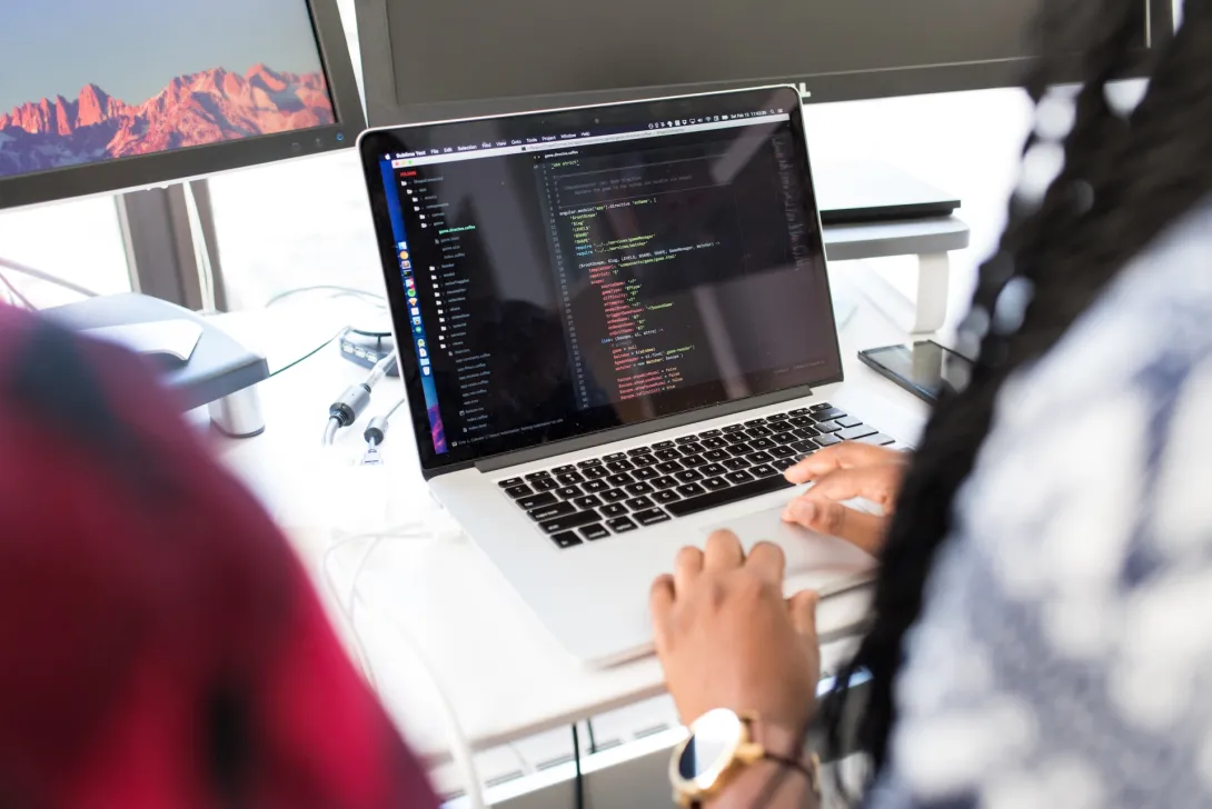 worker doing development tasks